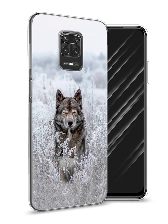 

Чехол Awog на Xiaomi Redmi Note 9S "Волк в поле", Разноцветный, 37950-1