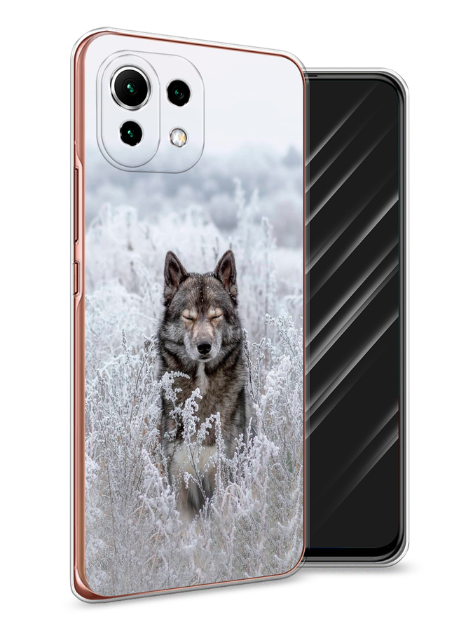 

Чехол Awog на Xiaomi Mi 11 Lite "Волк в поле", Разноцветный, 310250-1