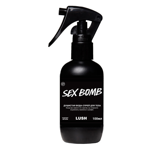 фото Душистая вода-спрей для тела lush sex bomb 100мл