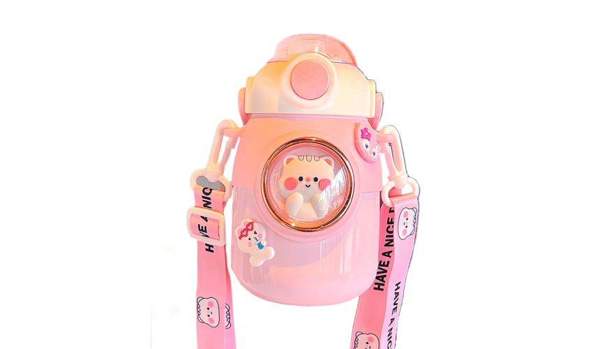 

Бутылка для воды Modengo Space Capsule Vacuum Cup A0118 Pink/Brown, Бежевый;розовый, A0117 White