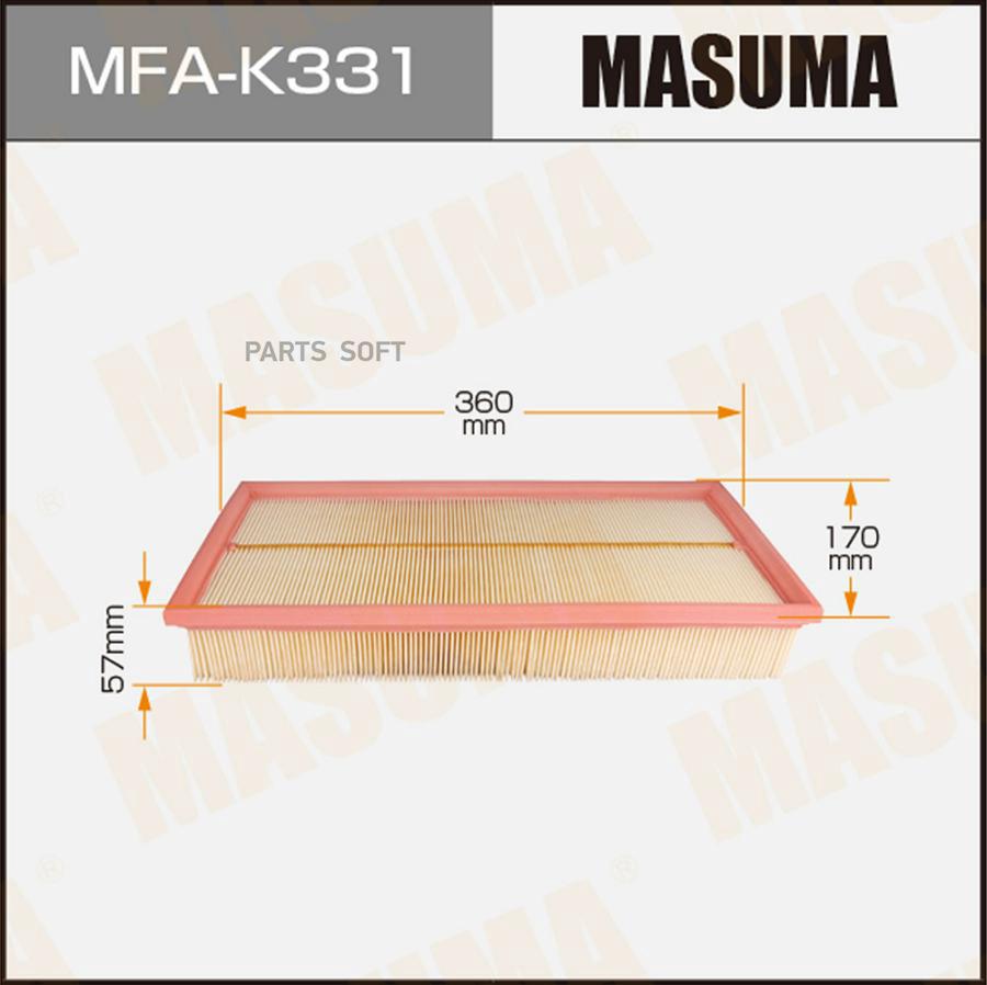

Воздушный фильтр MASUMA mfak331