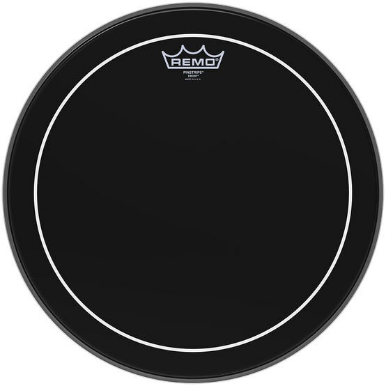 Пластик для барабана REMO ES-0610-PS Batter Pinstripe Ebony