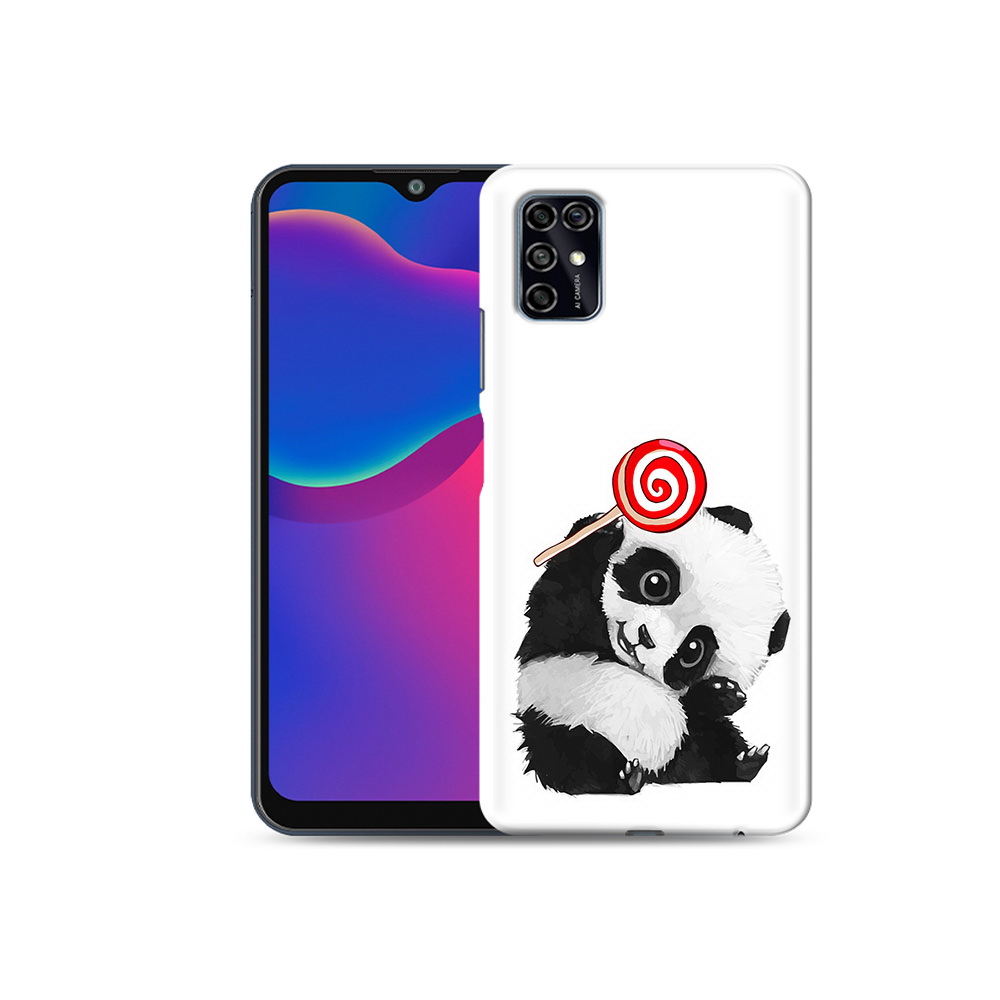 

Чехол MyPads Tocco для ZTE Blade V2020 Smart панда с леденцом (PT156449.459.534), Прозрачный, Tocco