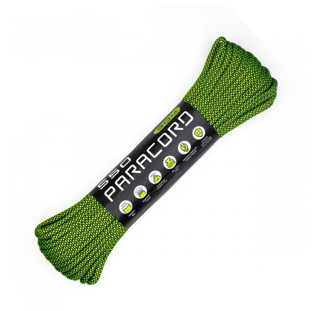

Паракорд 550 Cord 30м (neon green snake), Зеленый