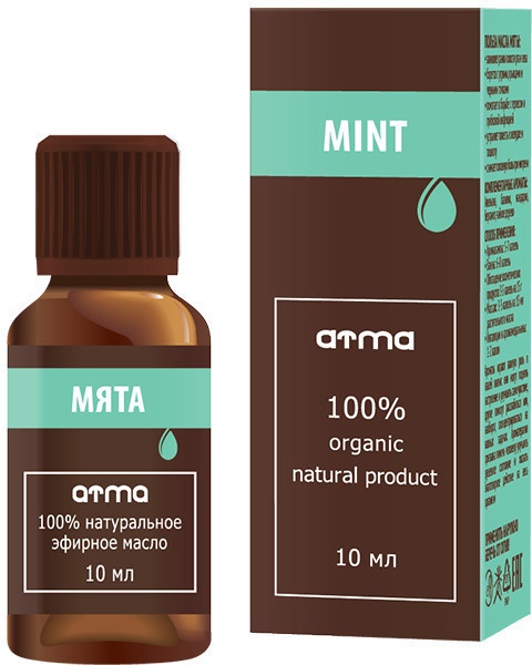 

Масло эфирное Сибирь намедойл Atma Мята 10 мл, Прозрачный