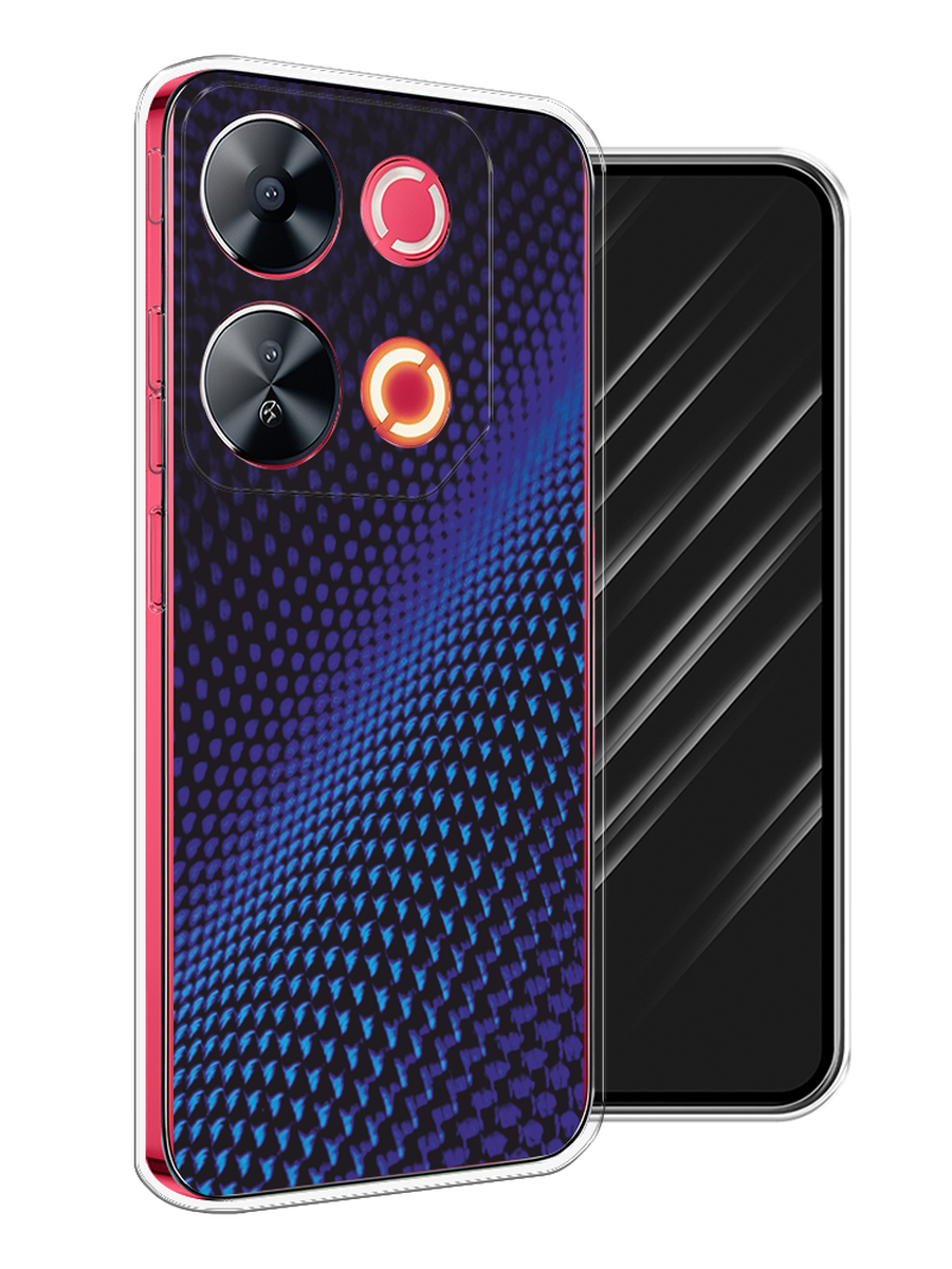 

Чехол Awog на Itel P65 "Синий карбон", Черный;синий, 3202350-1