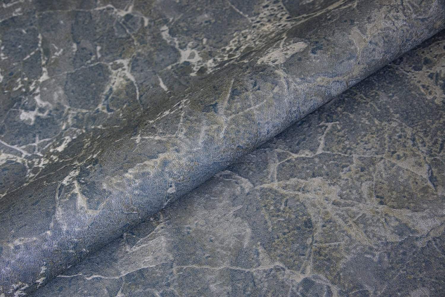 

Обои винил на флизелине Kerama Marazzi Мармарос, мотив синий, рисунок Мрамор, Мармарос