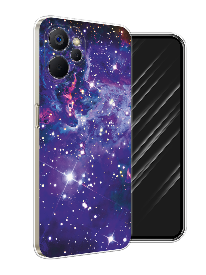 

Чехол Awog на Realme 9i 5G/10T 5G "Яркая галактика", Фиолетовый, 2514050-1
