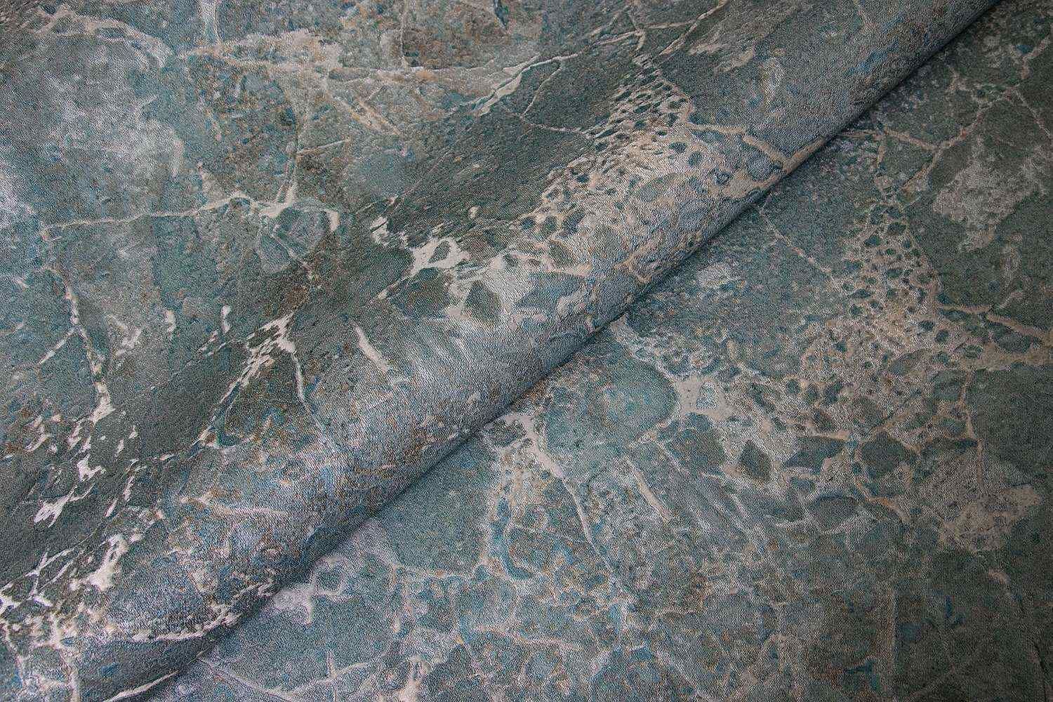 

Обои винил на флизелине Kerama Marazzi Мармарос, мотив зеленый, рисунок Мрамор, Мармарос