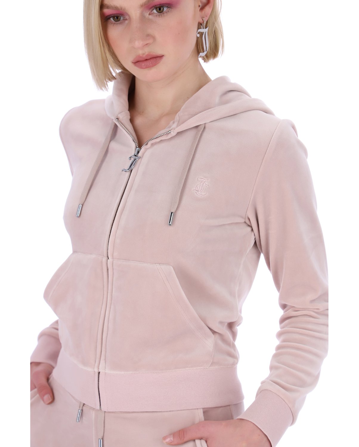 Толстовка женская Juicy Couture JCAP176/163 розовая 48 RU