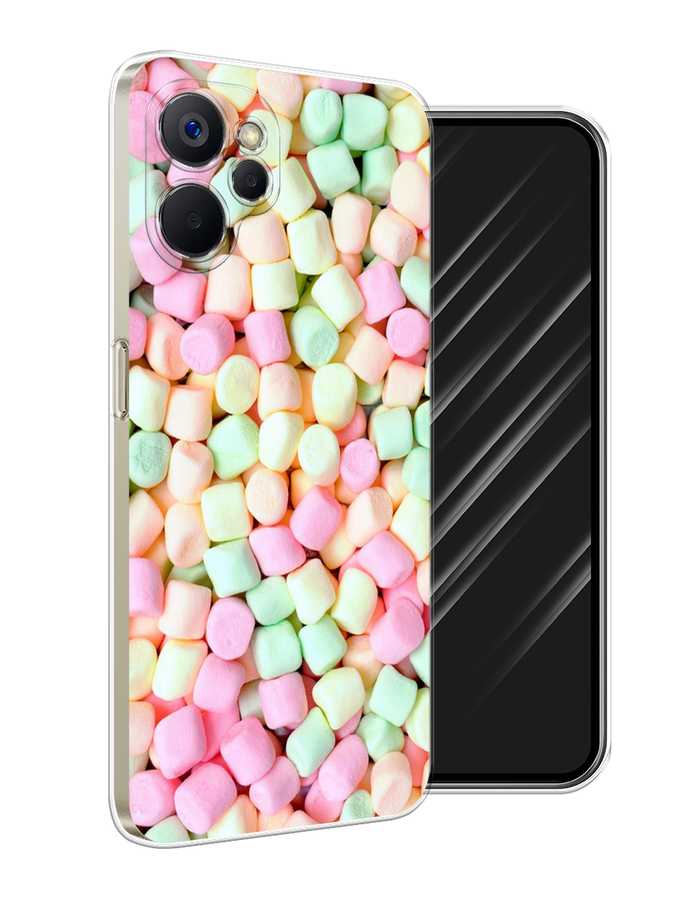 

Чехол Awog на Realme 9i 5G/10T 5G "Marshmallows", Зеленый;желтый;розовый, 2514050-1