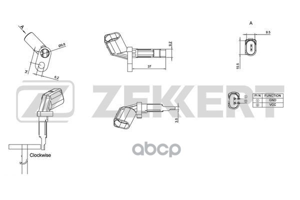 

Датчик Abs Передн. Прав. Audi A6 Iii Iv 04- A4 Iv 07- Q5 08- A8 Ii Iii 02- Vw Phaeton 02-