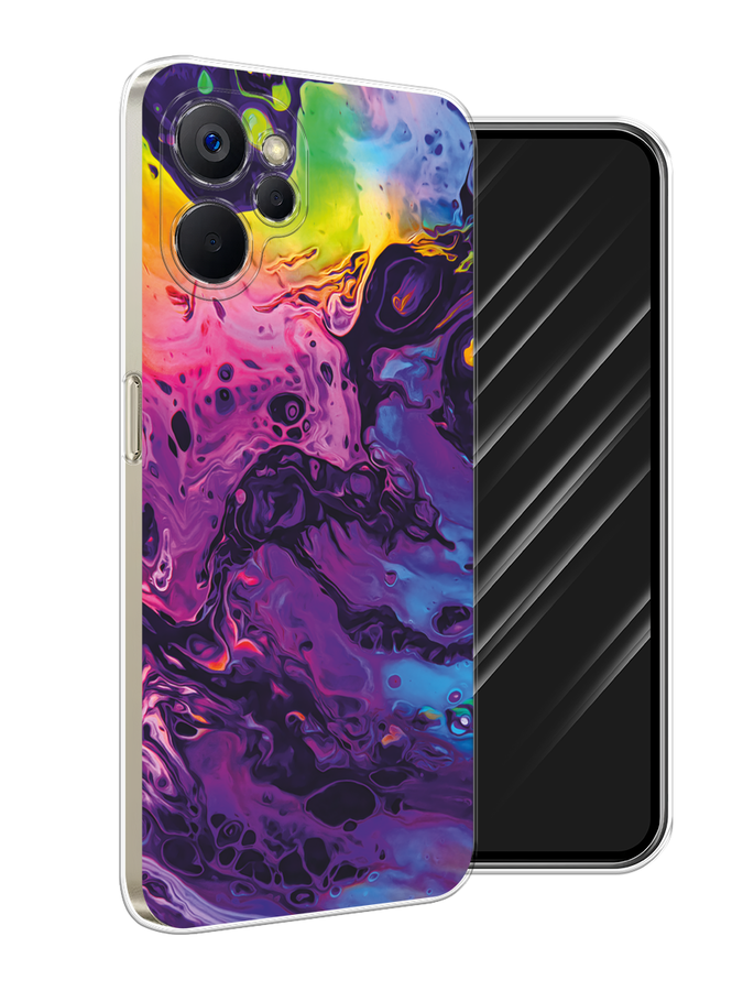 

Чехол Awog на Realme 9i 5G/10T 5G "ACID fluid", Бордовый, 2514050-1