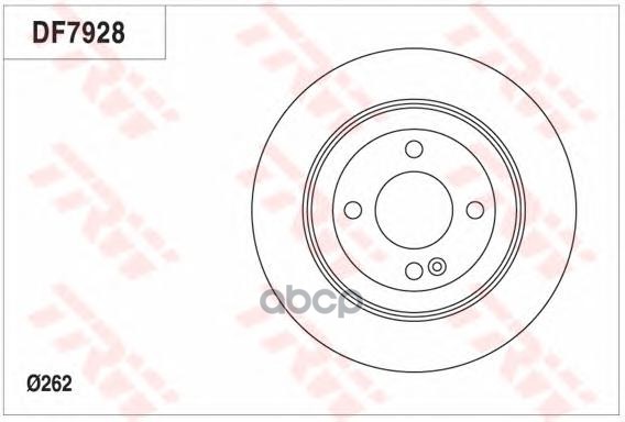 

Диск Тормозной Задний Hyundai Solaris 2010->/Kia Rio Iii /D=262Mm Zf Russia Df7928 Zfr Zf