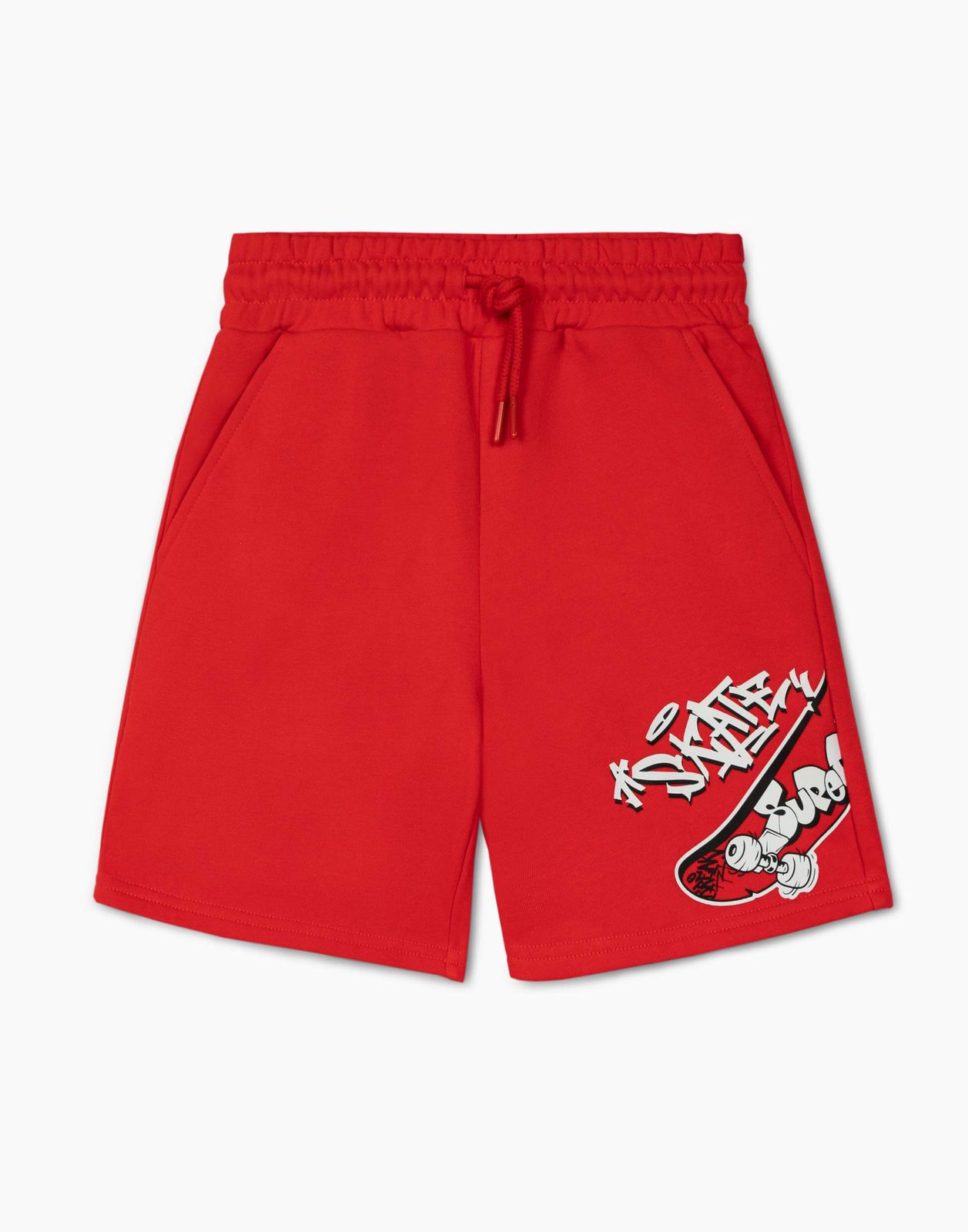 Спортивные шорты для мальчика Gloria Jeans BSH007197 красный 6-8л/128