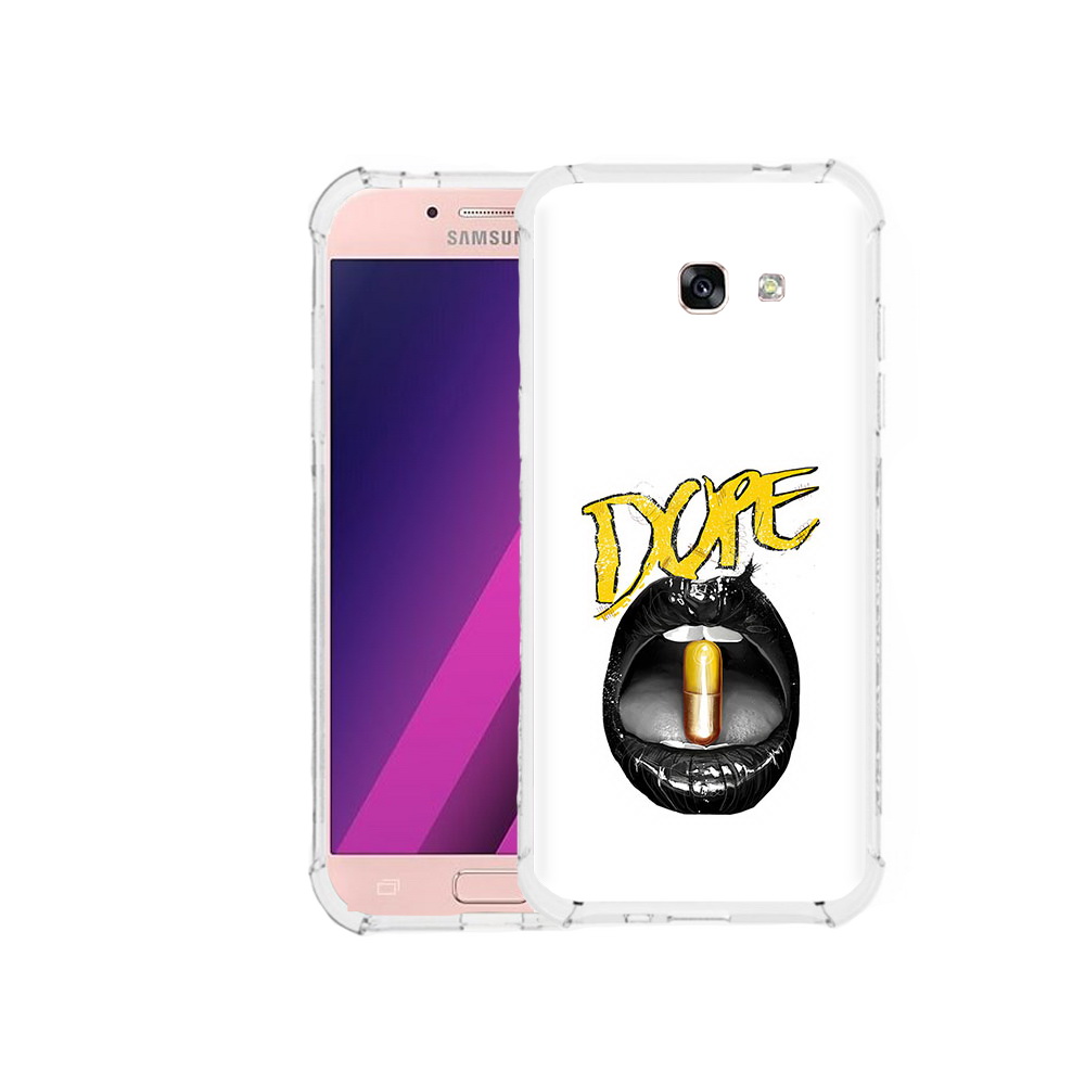 

Чехол MyPads Tocco для Samsung Galaxy A5 губы (PT51293.578.303), Прозрачный, Tocco