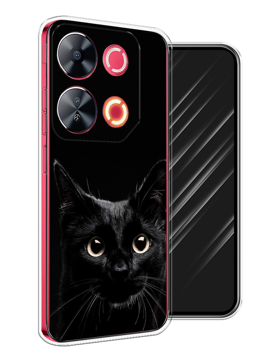 

Чехол Awog на Itel P65 "Добрый кот", Черный, 3202350-1