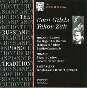 The Russian Piano Tradition - EMIL GILELS YAKOV ZAK 3499₽