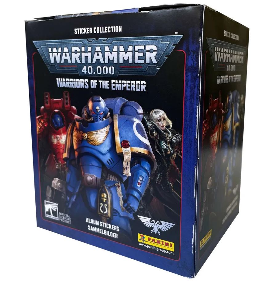 

Бокс наклеек Panini Warhammer 40,000: Warriors of the Emperor (250 наклеек), Бокс наклеек (250 наклеек)