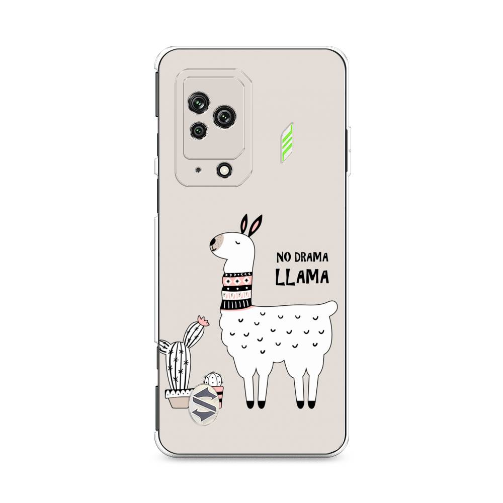 

Чехол Awog на Xiaomi Black Shark 5 "No drama LLama", Разноцветный, 314050-2