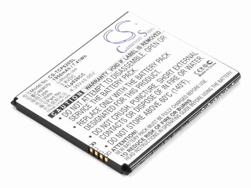 

Аккумуляторная батарея для TCL ONO, P620M (TLp026CC)