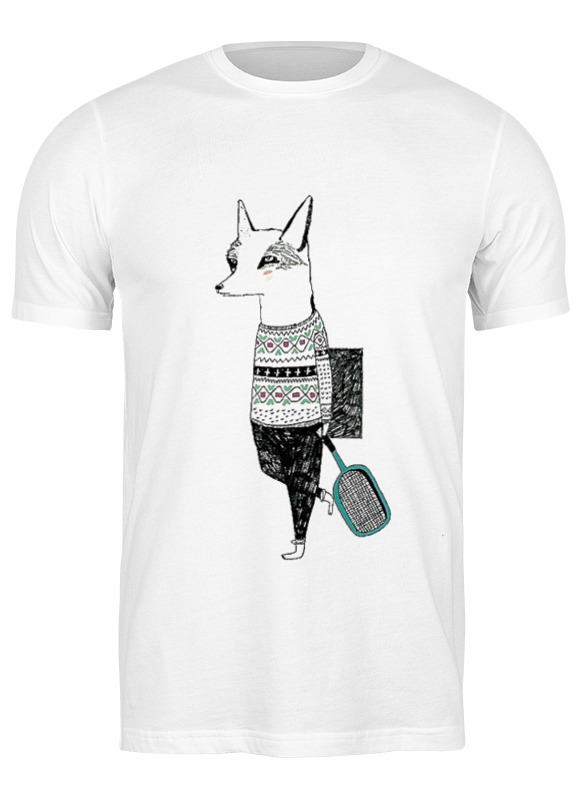 

Футболка мужская Printio Хипстер белая 3XL, Белый, Хипстер