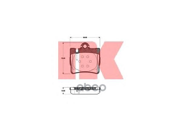 

Колодки Тормозные Nk арт. 223354