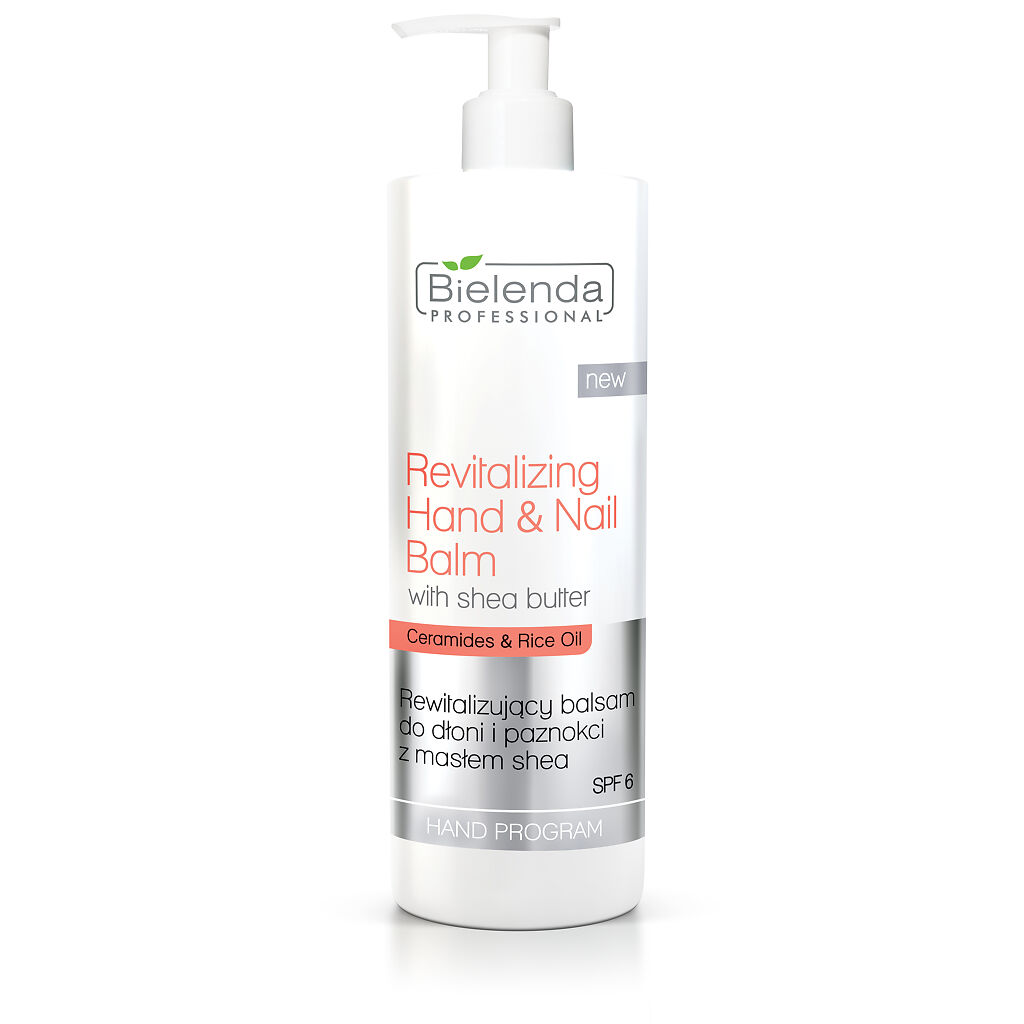 

Бальзам для рук и ногтей Bielenda Professional Revitalizing Hand & Nail Balm SPF6, 500 мл