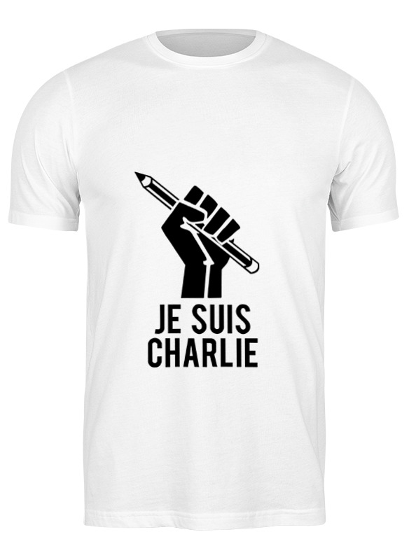 

Футболка мужская Printio Je suis charlie, я шарли белая 3XL, Белый, Je suis charlie, я шарли