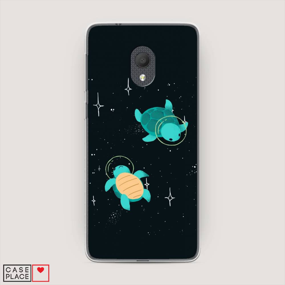 

Чехол Awog на Alcatel 1C 5003D (2019) / Алкатель 1C 5003D (2019) "Черепашки космонавты", 170650-4