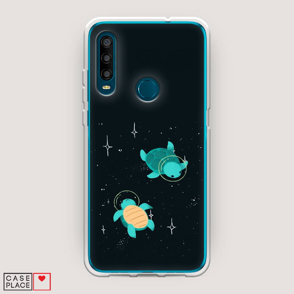 

Чехол Awog на Alcatel 1SE (2020) / Алкатель 1SE (2020) "Черепашки космонавты", Разноцветный, 171250-4
