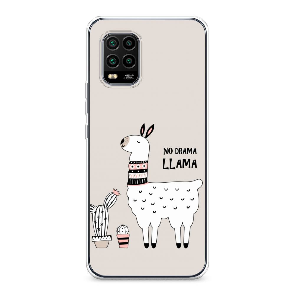 

Чехол Awog на Xiaomi Mi 10 Lite "No drama LLama", Разноцветный, 38550-2