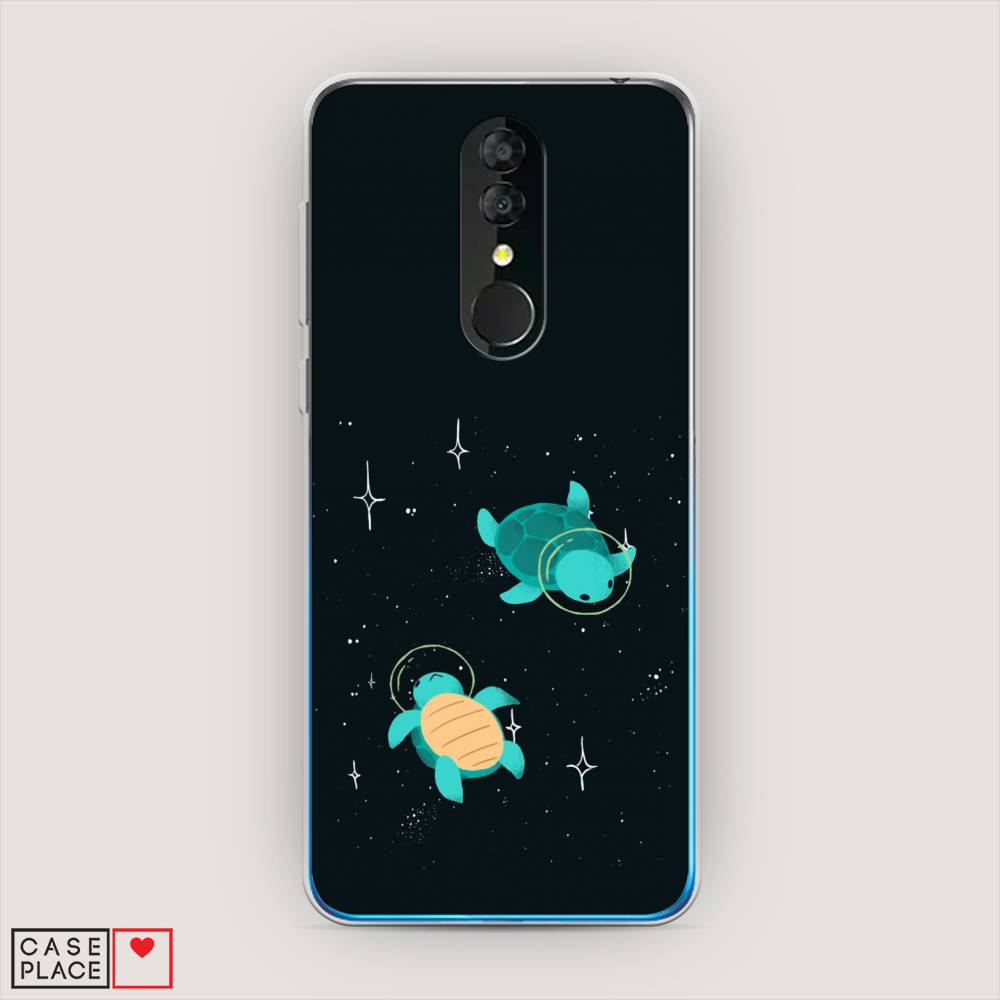 

Чехол Awog на Alcatel 3 5053Y (2019) / Алкатель 3 5053Y (2019) "Черепашки космонавты", Разноцветный, 170550-4