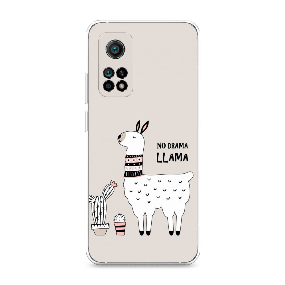 

Чехол Awog на Xiaomi Mi 10T/Mi 10T Pro "No drama LLama", Разноцветный, 37750-2