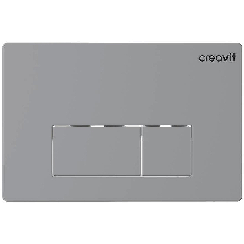 фото Creavit кнопка смыва creavit arc gp8002.00 серая матовая