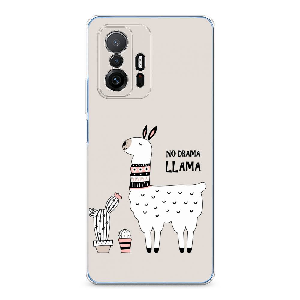 

Чехол Awog на Xiaomi Mi 11T/11T Pro "No drama LLama", Разноцветный, 311250-2