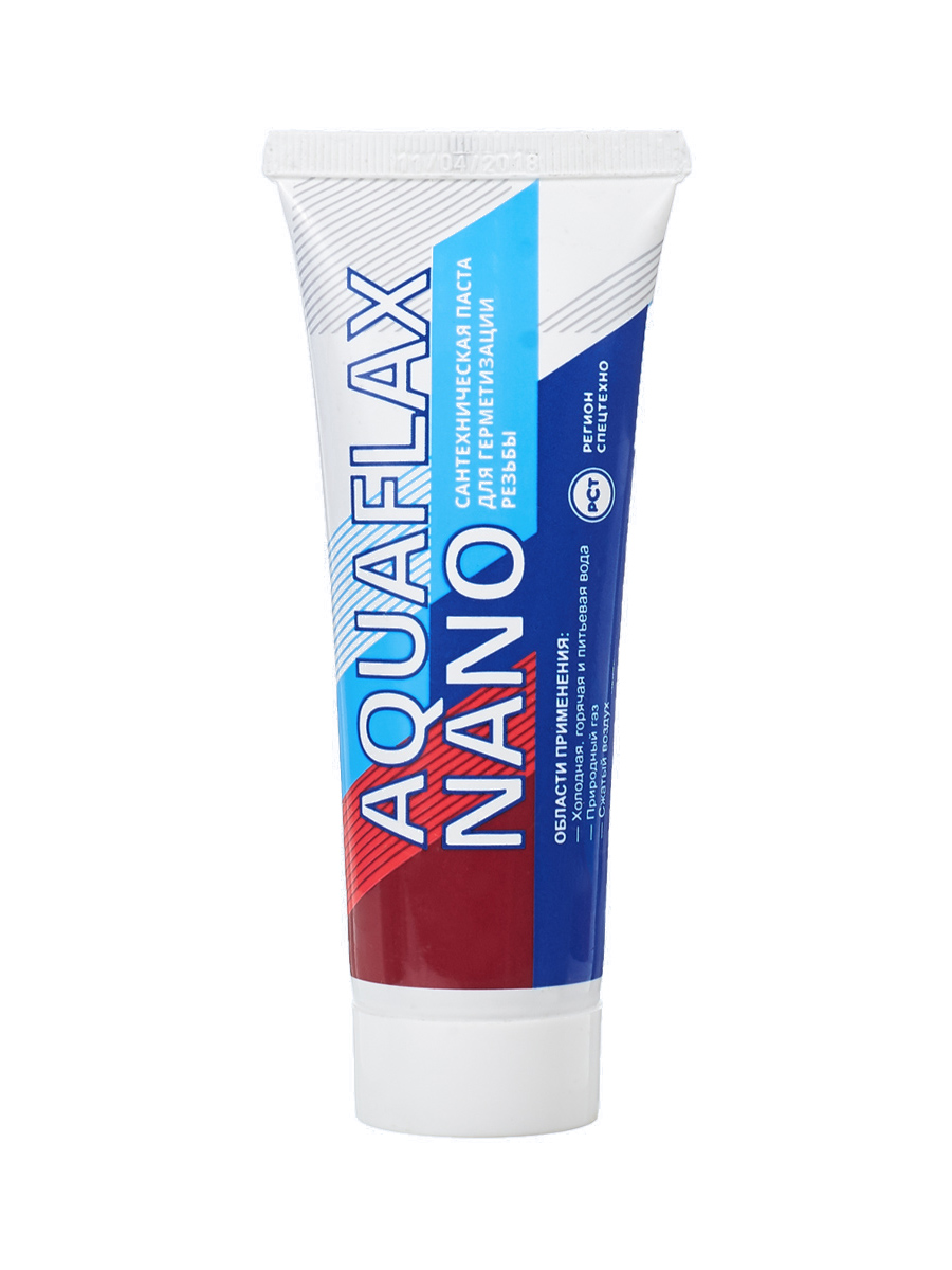 Aquaflax Nano 80 г уплотнительная сантехническая паста для льна паста сантехническая aquaflax nano 80 г