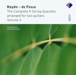 

Haydn: Complete 9 String Quartets arranged for two guitars Volume 2./Savijoki,Stenstadvold, 1 CD