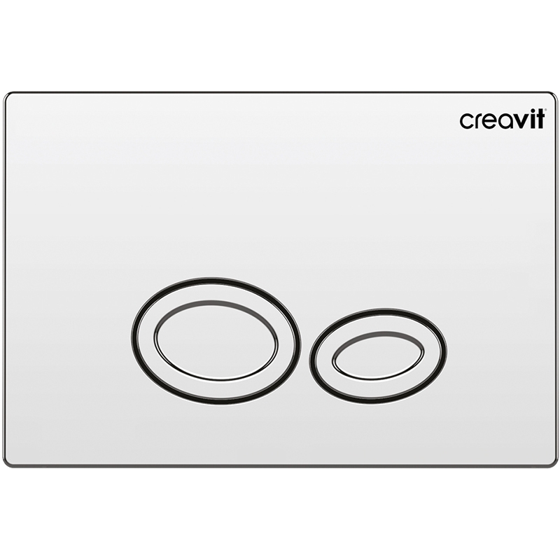 фото Creavit кнопка смыва creavit drop gp2004.00 хром глянцевый