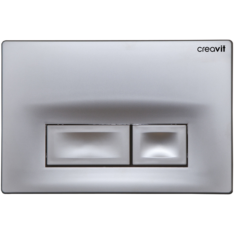 фото Creavit кнопка смыва creavit ore gp3002.00 серый матовый