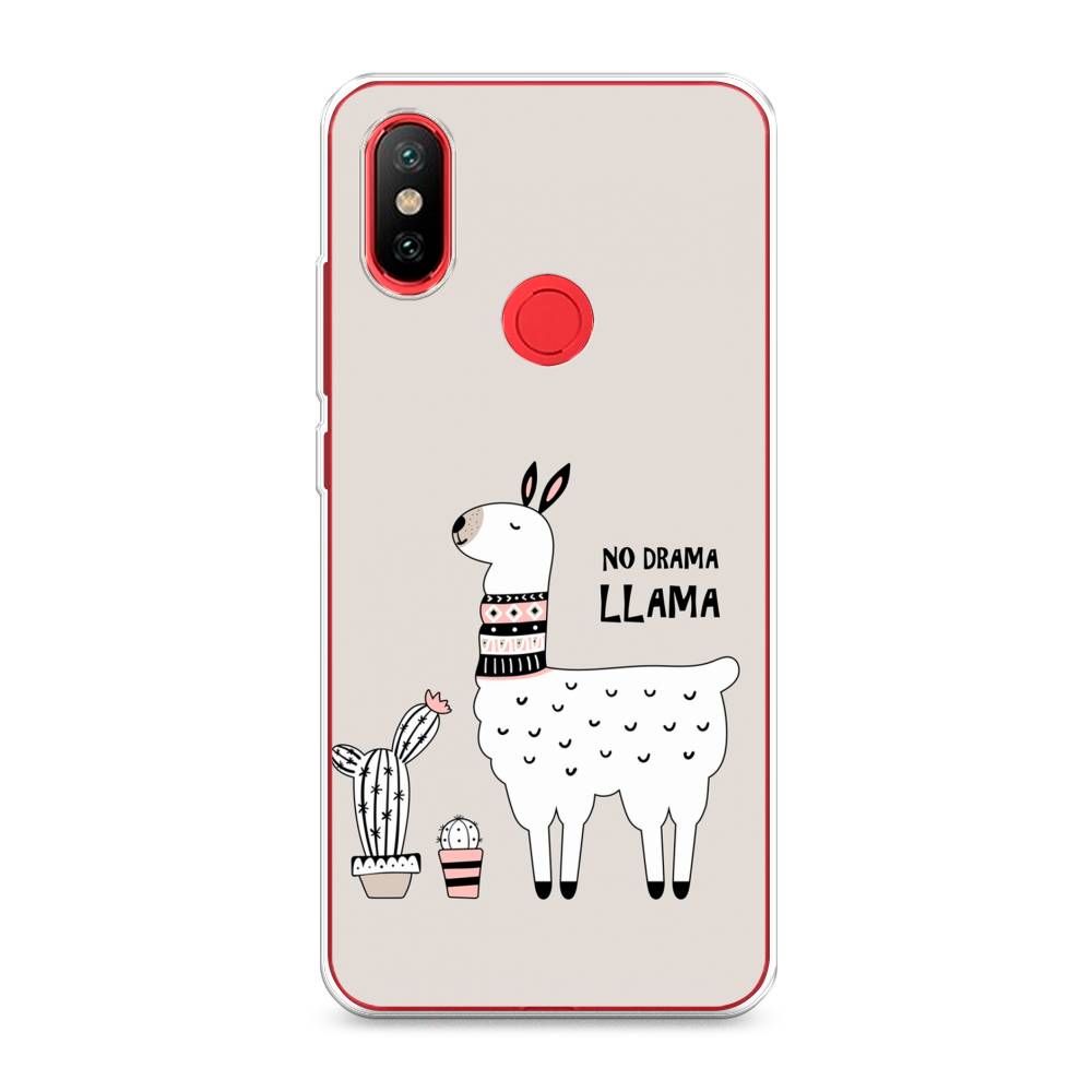 

Чехол Awog на Xiaomi Mi 6X/A2 "No drama LLama", Разноцветный, 33250-2