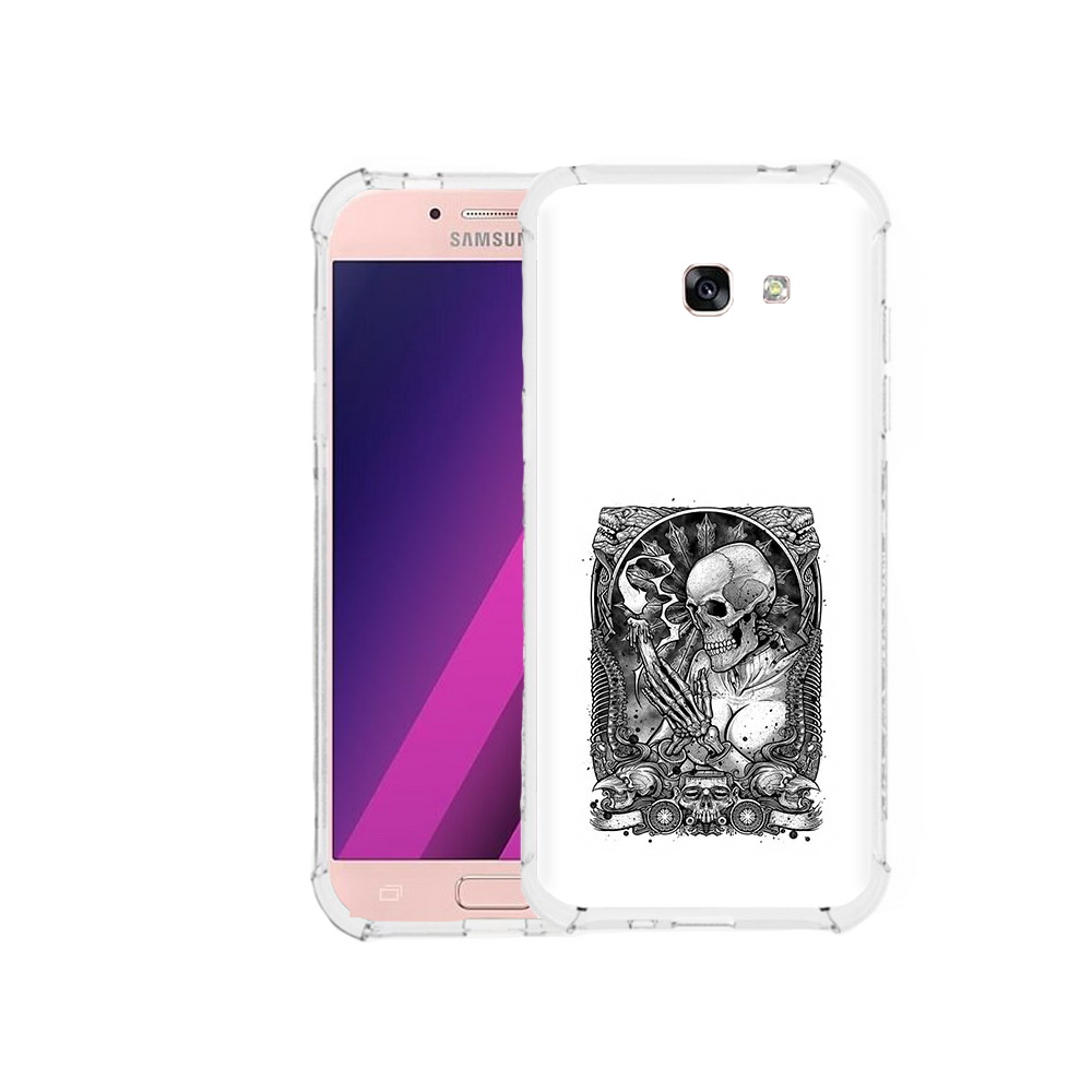 

Чехол MyPads Tocco для Samsung Galaxy A5 девушка скелет (PT51293.578.316), Прозрачный, Tocco