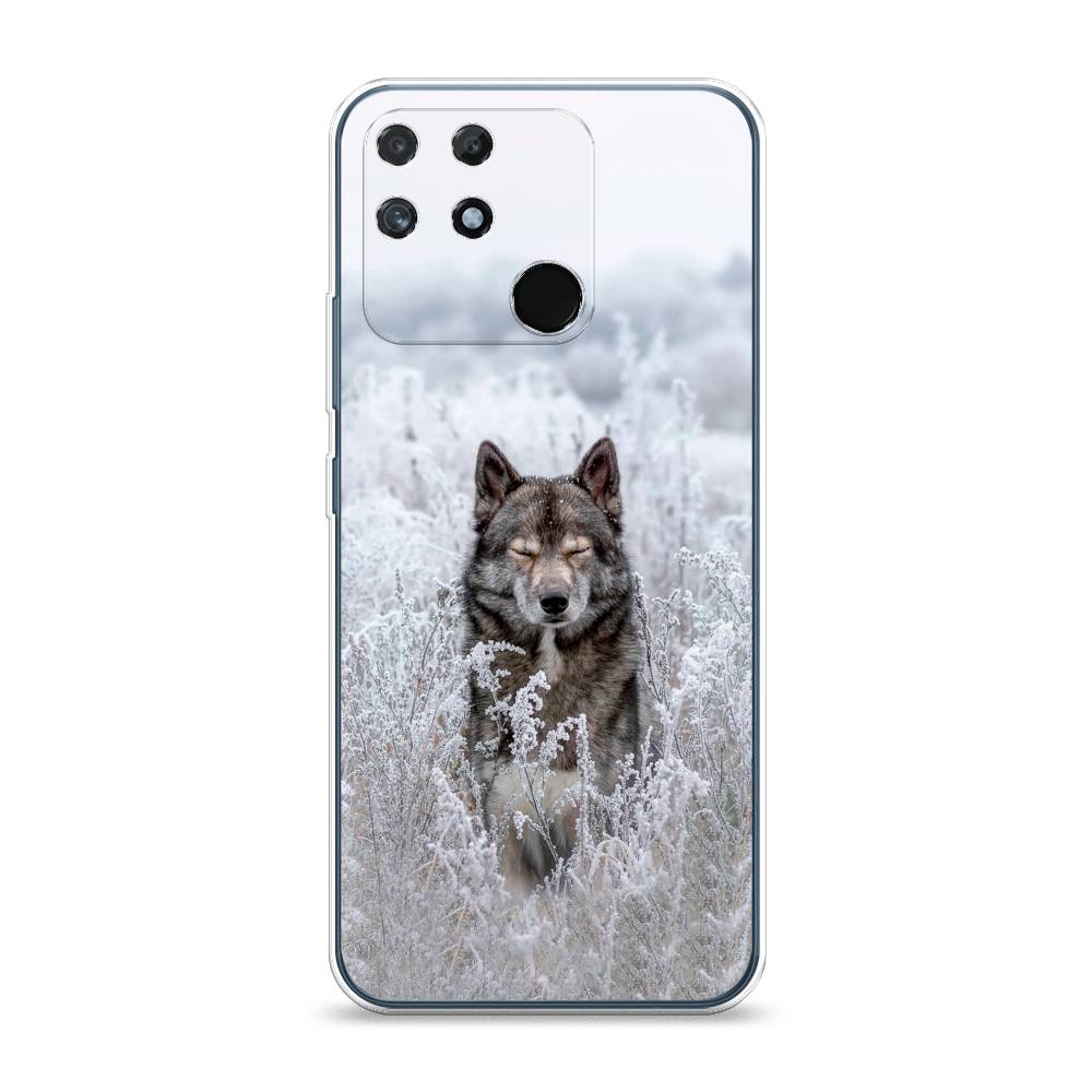 

Чехол Awog на Realme Narzo 50A "Волк в поле", Разноцветный, 258450-1