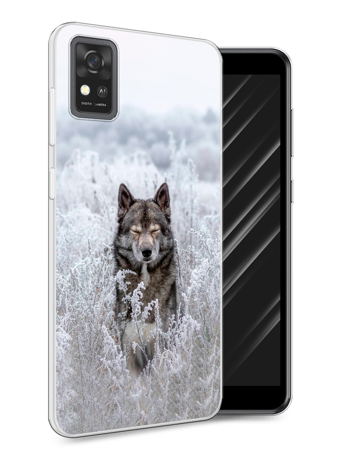 

Чехол Awog на ZTE Blade A31 / ЗТЕ Блэйд A31 "Волк в поле", Разноцветный, 134650-1