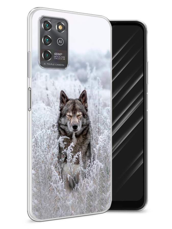 

Чехол Awog на ZTE Blade V30 Vita / ЗТЕ Блэйд V30 Vita "Волк в поле", Разноцветный, 135050-1