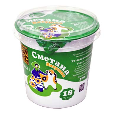 

Сметана Вятушка 18% 360 г
