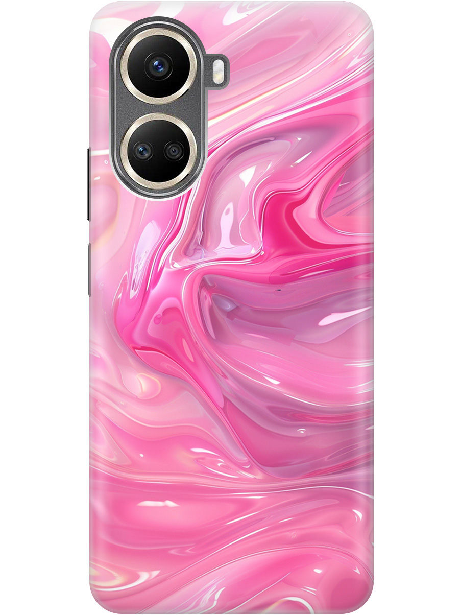 

Силиконовый чехол на Huawei nova 10 SE с принтом "Розовые волны", Прозрачный;розовый, 762091831