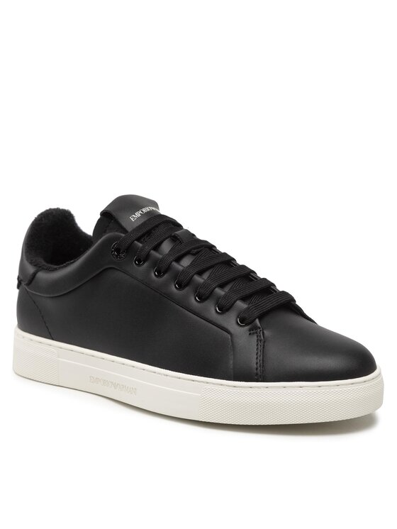 

Кеды X4X598 XF662 00002 Emporio Armani Черный 43 EU, X4X598 XF662 00002