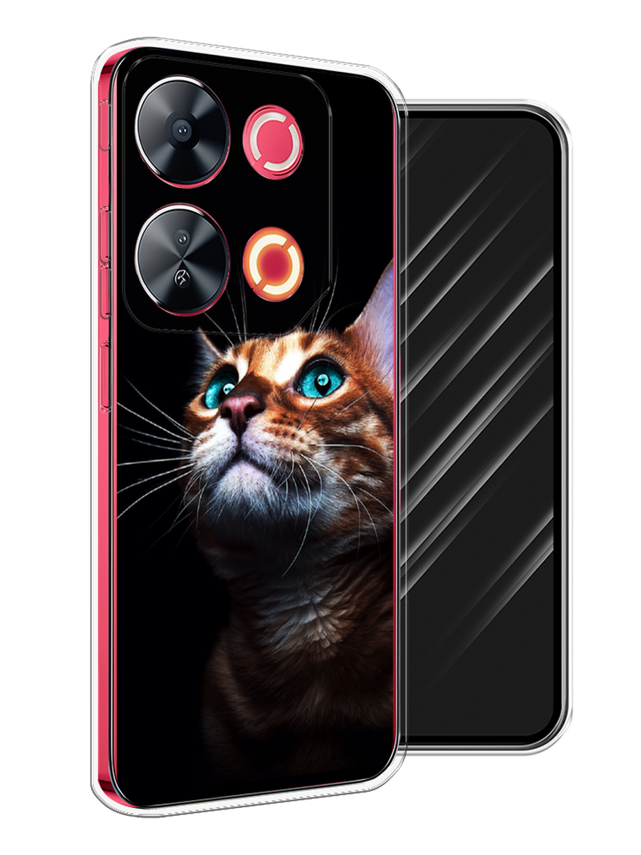 

Чехол Awog на Itel P65 "Мечтательный кот", Коричневый, 3202350-1