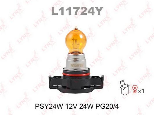 

Лампа Накаливания [Psy24w 12v 24w Pg20/4] LYNXauto арт. L11724Y